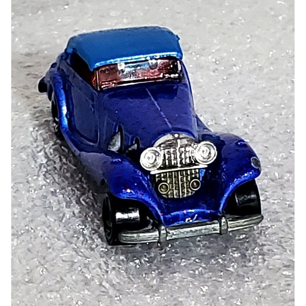 Vintage 1982 HOT WHEELS MERCEDES BENZ 540K Rare Specked Purple Flawed